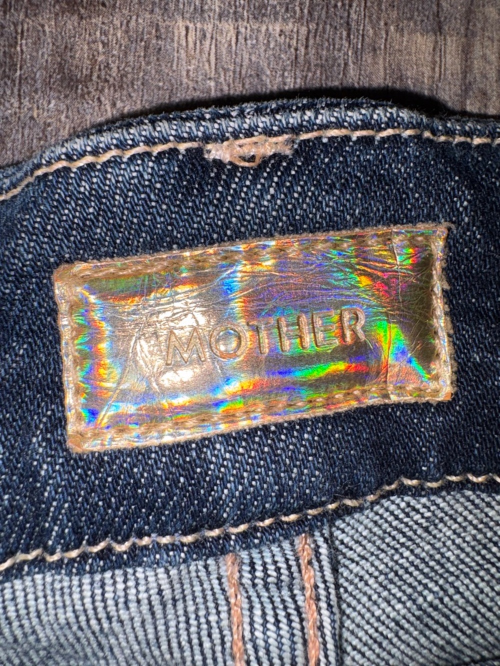 MOTHER The Looker Ankle Fray Jeans 25 Girl Crush Dark Wash - Picture 5 of 10